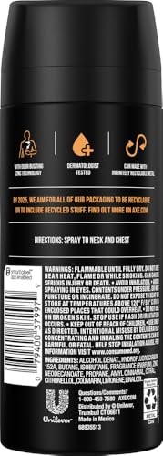 AXE Deodorant Bodyspray for Men, Dark Temptation, 48 Hours Deodorant Body Spr... - Picture 9 of 9