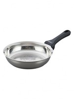 Kelomat Bratpfanne Grillmeister Ø28 Cm Edelstahl Grillwabenboden Induktion