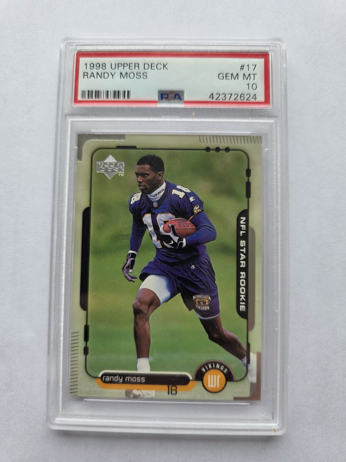 Randy Moss Upper Deck #17 Base