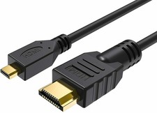 Micro HDMI Type D to HDMI Cable 1m ? Compatible with Panasonic Lumix FZ1000 II
