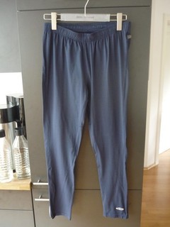 Retro Crane Sports Herren Laufhose lang / Tight mit Mesh – Gr. L (52/54) Blau!