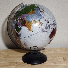 Vintage REPLOGLE 12 Inch Diameter Platinum Classic Series Globe Raised