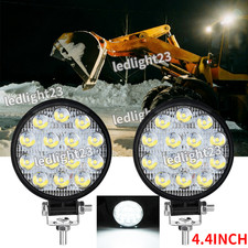 2x Led Tractor Work Lights Flood Light Fit Truckbulldozerlawn Mowersnowplow