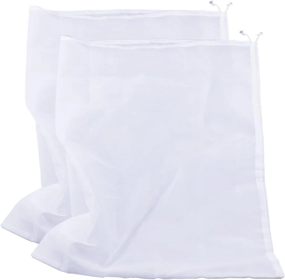75 Micron Nylon Straining Bag Fine Mesh 25.39" x 18.89", 2 Packs
