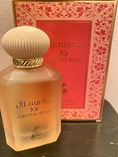 Sahari JQJ NIB New Crystal ROSE Eau de parfum  Made in Dubai 3.4 oz Jasmine Musk