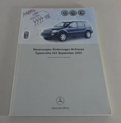 Manual De Taller Novedades Mercedes Benz Clase M W163 ML A partir De 09/2001 - Imagen 1 de 4