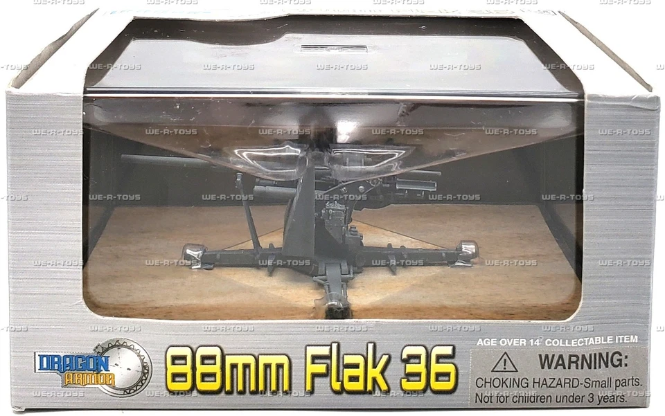 Dragon Armor 88mm Flak 36 1:72 Scale Vehicle 2012 Dragon Models #60630 - Image 2 of 4
