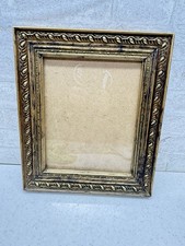 Vintage Gold Ornate Picture Frame Decorative Thick Heavy Very Nice