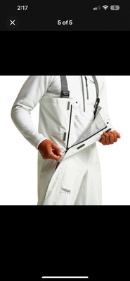 Sitka Gear Nodak Bib White Medium 50250-WH-M