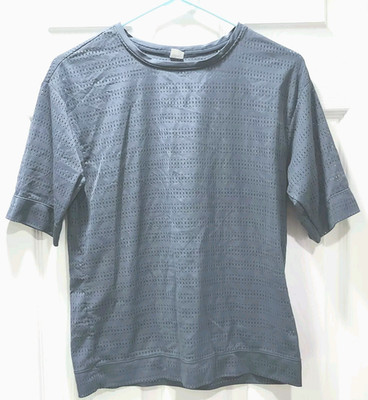 Gap Fit Women's S Small Slate Gray Athletic Tee T Shirt Top Running Gym