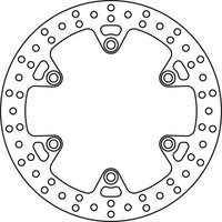TRW Bremsscheibe (FüR: Honda VF 1000 F2 Bol D'or SC15 85 Vorne )