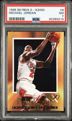 Michael Jordan 1996 Skybox E-X2000 PSA 7    