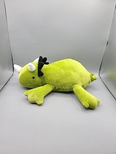 Green Dinosaur Plush Toy Triceratops Stuffed Animal Soft Cuddly Weighted