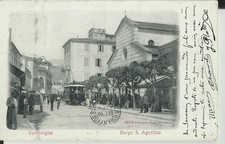 VENTIMIGLIA (Empire) - Borgo S.Agostino - lively tram - - aav894