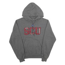 CHAMPION Herren Hoodie Pullover Grau Santa Clara University Baumwollmix S
