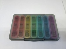 NEW Weekly Pill Box Organizer 7 Day Medicine Storage Case 3 Times a Day Daily