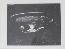 Leonard Nimoy Estate – Star Trek: TNG USS Enterprise-D 8x10 Publicty Photo, COA