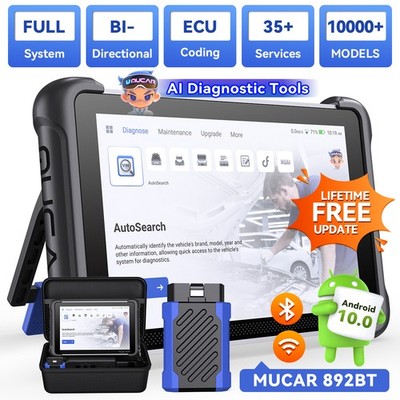 2026 MUCAR 892BT Car All System Diagnostic Bidirectional OBD2 Scanner Tool CANFD