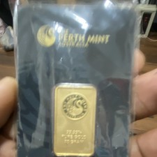 The Perth Mint Gold Bar 20g 99.99% Fine Gold Bullion 20g Precious Metal Content 4043.45 per troy oz