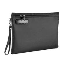 Uimoso Fireproof and Waterproof Document Bag with Lock, 1832 ℉ Protection
