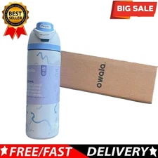 Owala Tied And True Blue Bows 32 Oz Freesip UO Exclusive Urban Outfitters