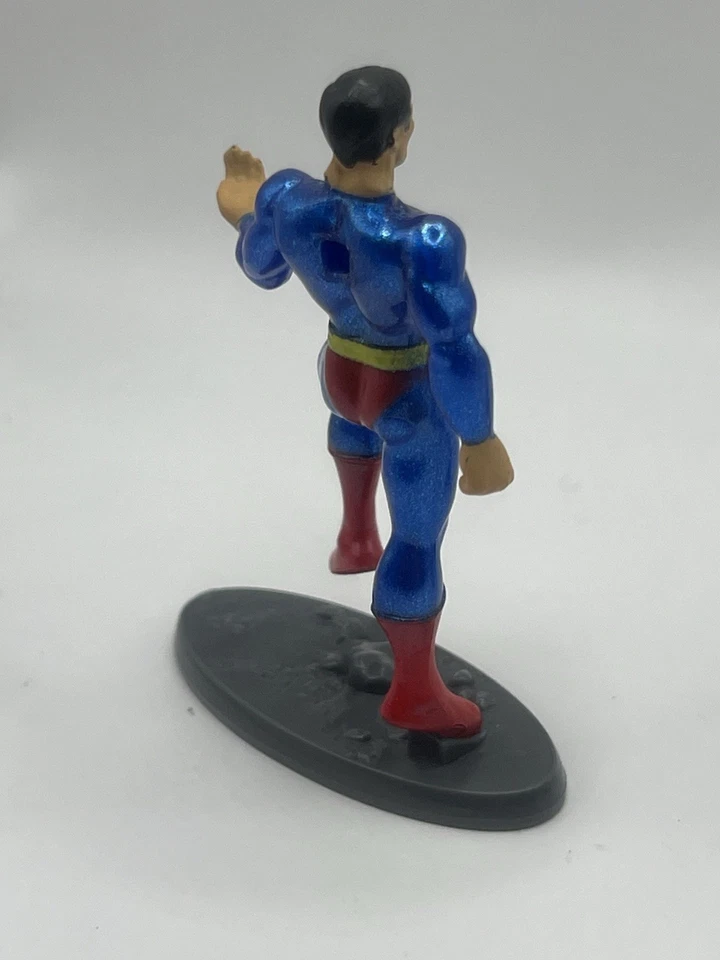 Minifigura de Batman y Superman Liga de la Justicia DC Comics Mattel Cake Topper 2,75" Foto 4 de 4