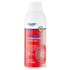 Equate Anti Itch Maximum Strength Hydrocortisone 1% Spray, 3 oz, Compare to Cort