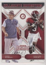 2018 Contenders Draft Picks Collegiate Connections Calvin Ridley Nick Saban 0c4