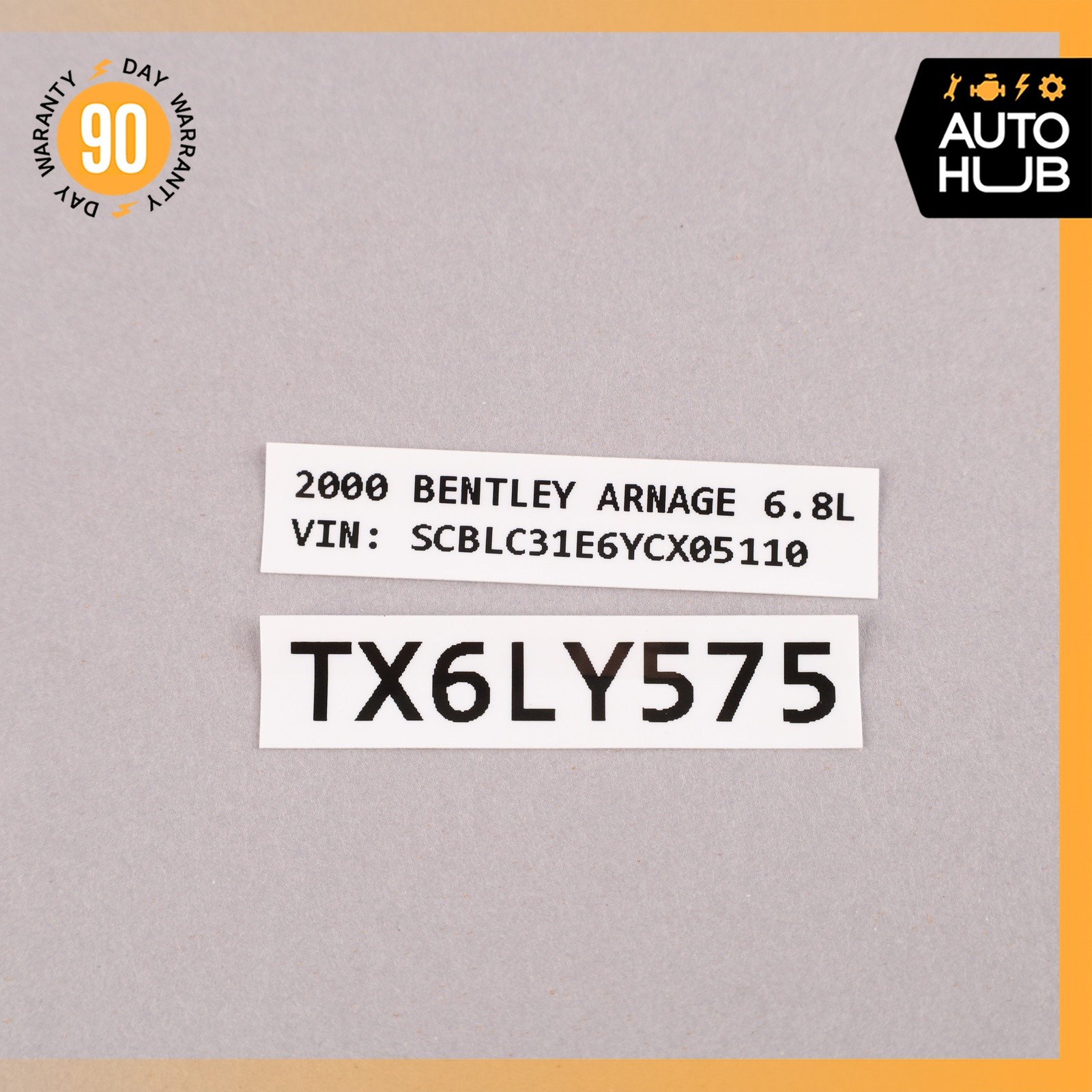 Bentley Arnage Le Mans Series 2000-2002 Front Left Lower Seat cushion