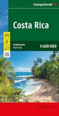 Costa Rica Road Map 9783707923261
