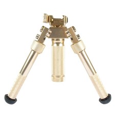 Gold 6.5 To 9 Inches Swivel Tiltable Quick Release Bipod Gold 6.5 To 9 Inches Swivel Tiltable Quick Release Bipod