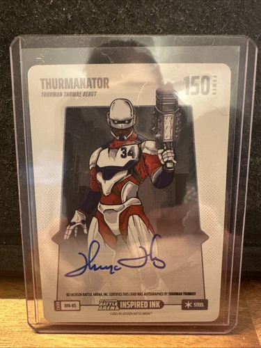 Bo Jackson Battle Arena Thurmanator Steel Auto Thurman Thomas BFA-65