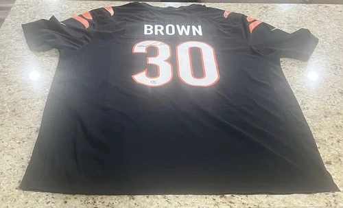 CHASE BROWN Signed Nike NFL Game Jersey CINCINNATI BENGALS (Fanatics)
