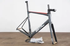 NEW 2019 58cm BMC Teammachine SLR01 Disc Team MOD Frameset GRY-RED-BLK