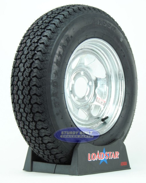 Kenda Loadstar Boat Trailer Tire ST205/75D14 on 5 Lug Galvanized Wheel