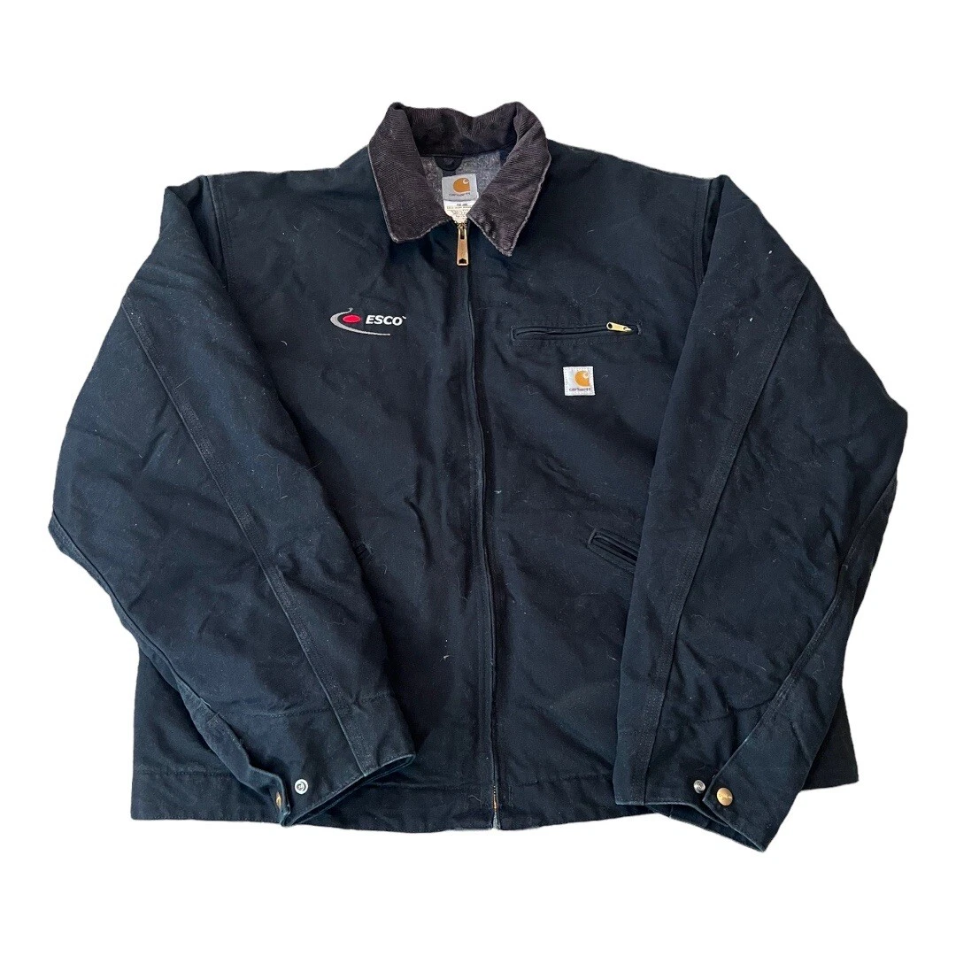 楽ギフ_包装】 54R】Detroit Carhartt【size Jacket BLK J01 ブルゾン