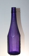 Antique Purple Ketchup Bottle 10''