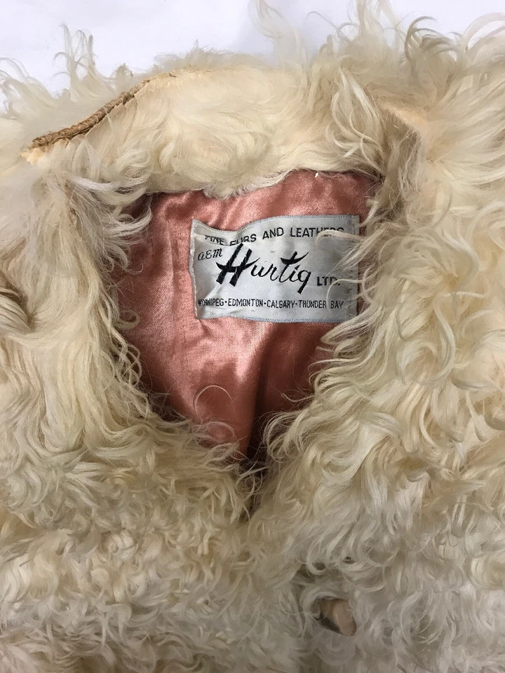 ¿Piel de oveja de piel única para damas? Abrigo Chaqueta AEM Hurtig Ltd. *Ver Descripción* Foto 2 de 4