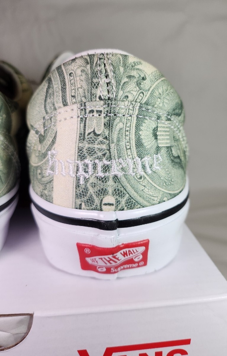 Supreme x Vans Dollar Bill Green 