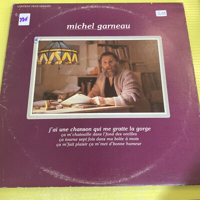 Michel Garneau - J Ai  Une Chanson Qui Me Gratte La Gorge   -    -Vinyl