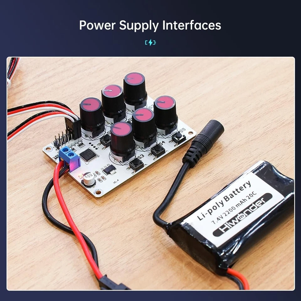 Digital 6 Channels Servo Tester with Over-Current Protection - Precision Control - Image 4 of 4
