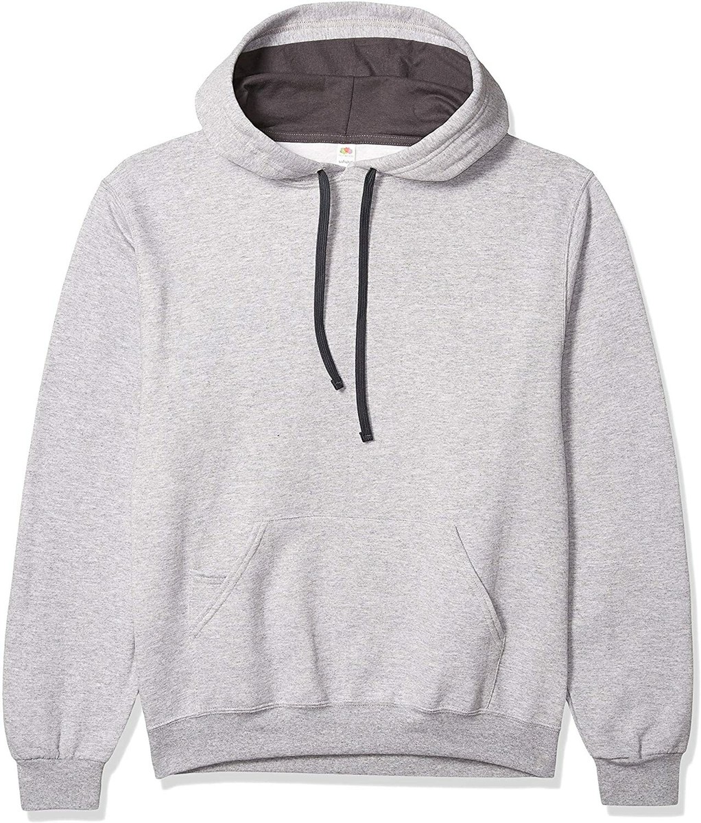 Fruit Of The Loom Eversoft Felpa Con Cappuccio Uomo In Pile - Morbida, Traspirante, Pullover - XX-Large - 2