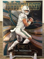 FB Tua Tagovailoa Miami Dolphins 2020 Panini Select Turbocharged #T21 Rookie RC