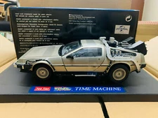 Universal Sun Star Time Machine Back To The Future 1/18 DieCast Car New in Box