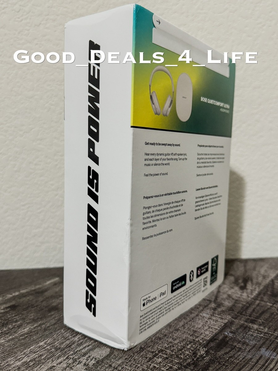 Bose QuietComfort Ultra Headphones White Smoke New Sealed Bose QuietComfort Ultra Headphones White Smoke New Sealed