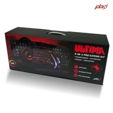 Packard Bell Ultima 4-in-1 Gaming Kit Bundle Mouse/Mousepad/Keyboard/Headphones