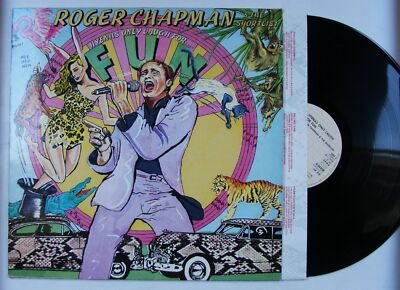 Roger Chapman Hyenas Only Laugh For Fun GER LP 1981 + Innerbag