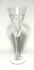 WATERFORD ~ 5 Oz. Cut Crystal FLUTED CHAMPAGNE GLASS (Millennium - LOVE) ~ Italy