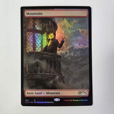 NM Foil Mountain 362 Secret Lair Dracula Lands SLD MTG Basic