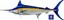 Blue Marlin Vinyl Sticker Fish Decals for Boat Car Vehicle Truck Fishing